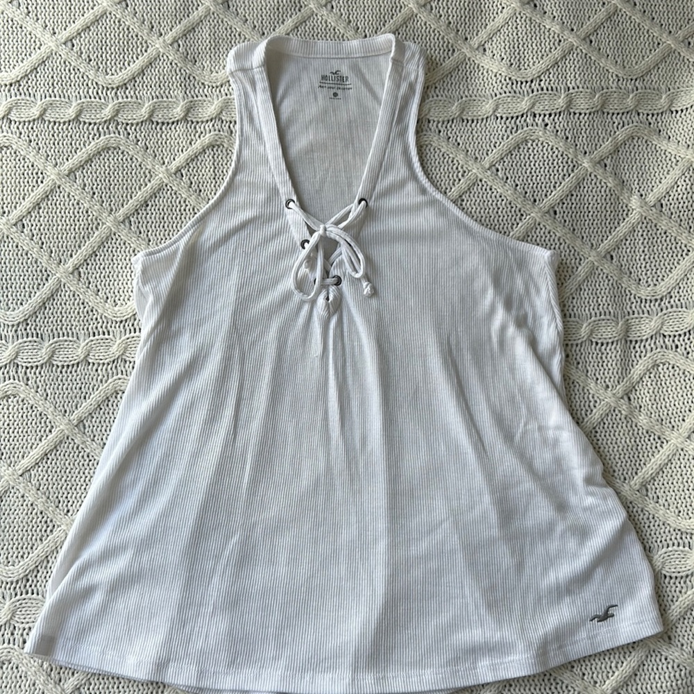 Hollister Tie-Front Tank Top